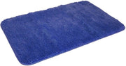 Matte da bagno blu reale, microfibra, 60x100 cm