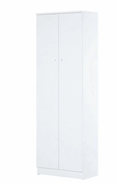 Armadietto 2 Ante Bianco Liscio 182,2X62,1X34,3 Cm - Sarmog