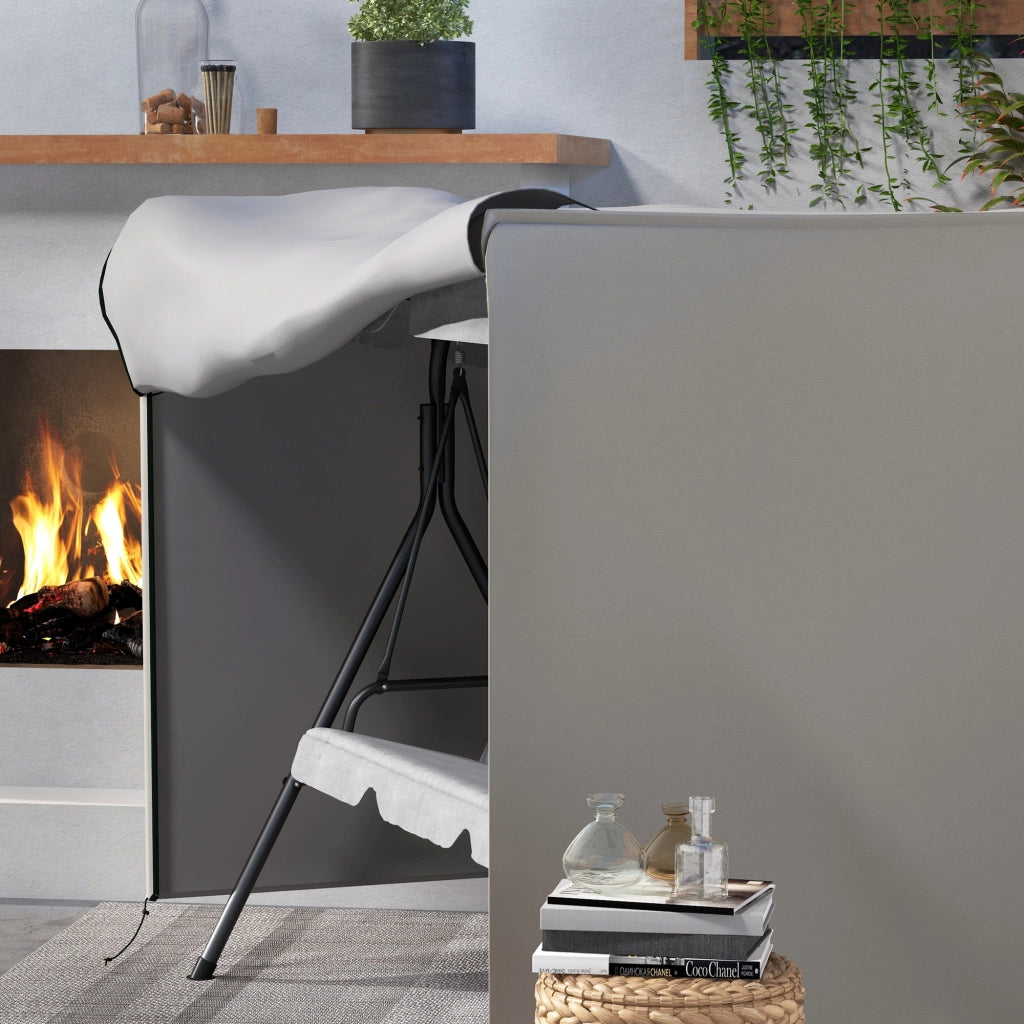 Copertura per altalena da giardino ¨C Minimal ¨C grigio 205x124x164 cm