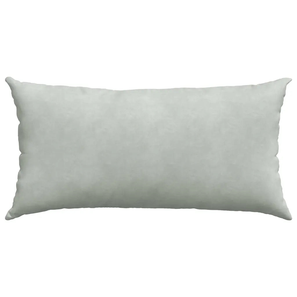 Cuscini da Divano 2 pz-Set di 2 Cuscini per Sofa Grigio chiaro 80 x 40 cm 332697