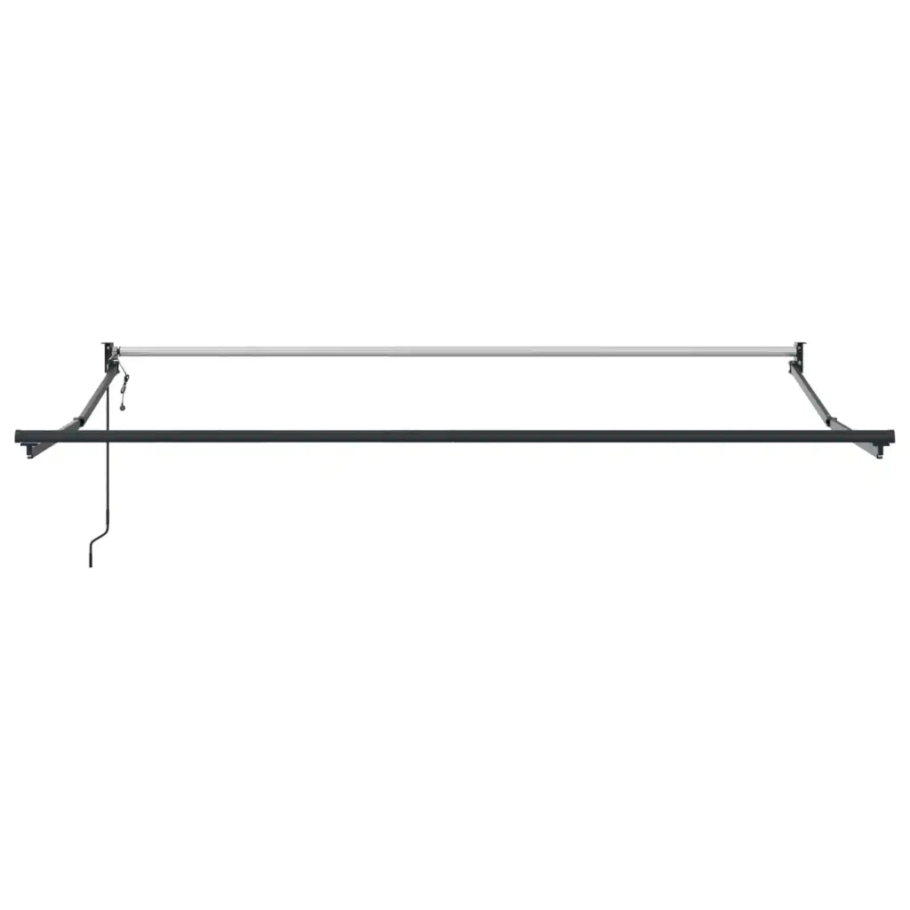 Tenda da Sole-Tenda parasole per Patio Rosso e Nero 350 x 250 x 165 cm Poliestere 736755