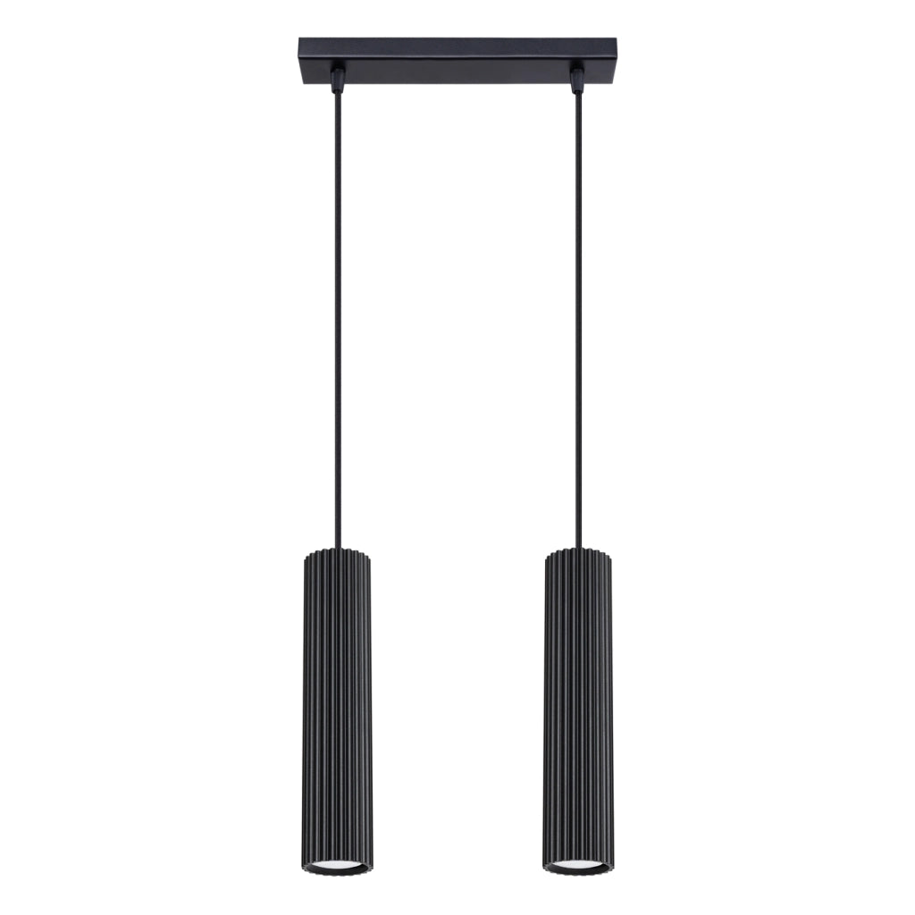 Lampada a sospensione KARBON 2 nero