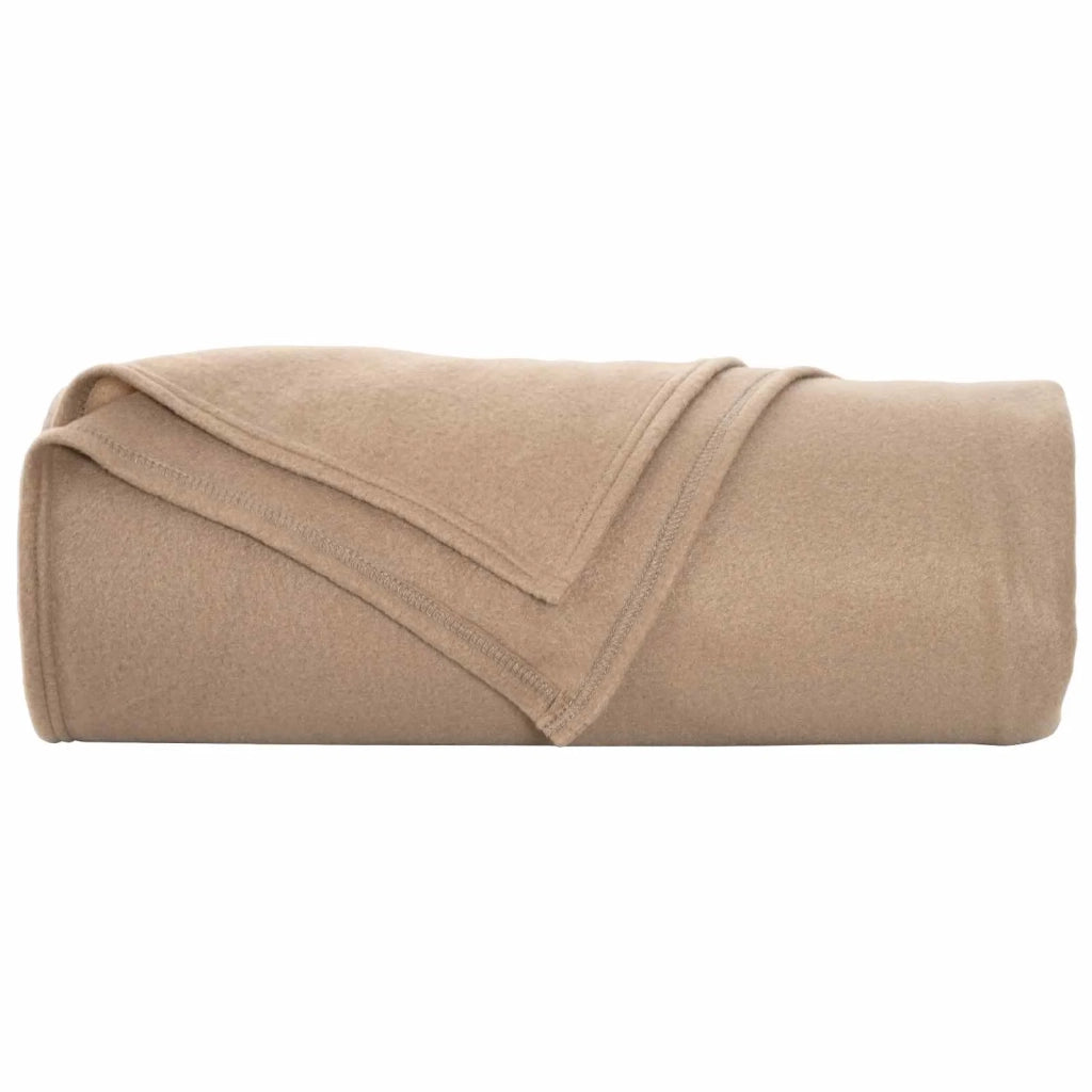 Coperte da Pile 6 pcs Cammello 280 x 210 cm Panno 42017141
