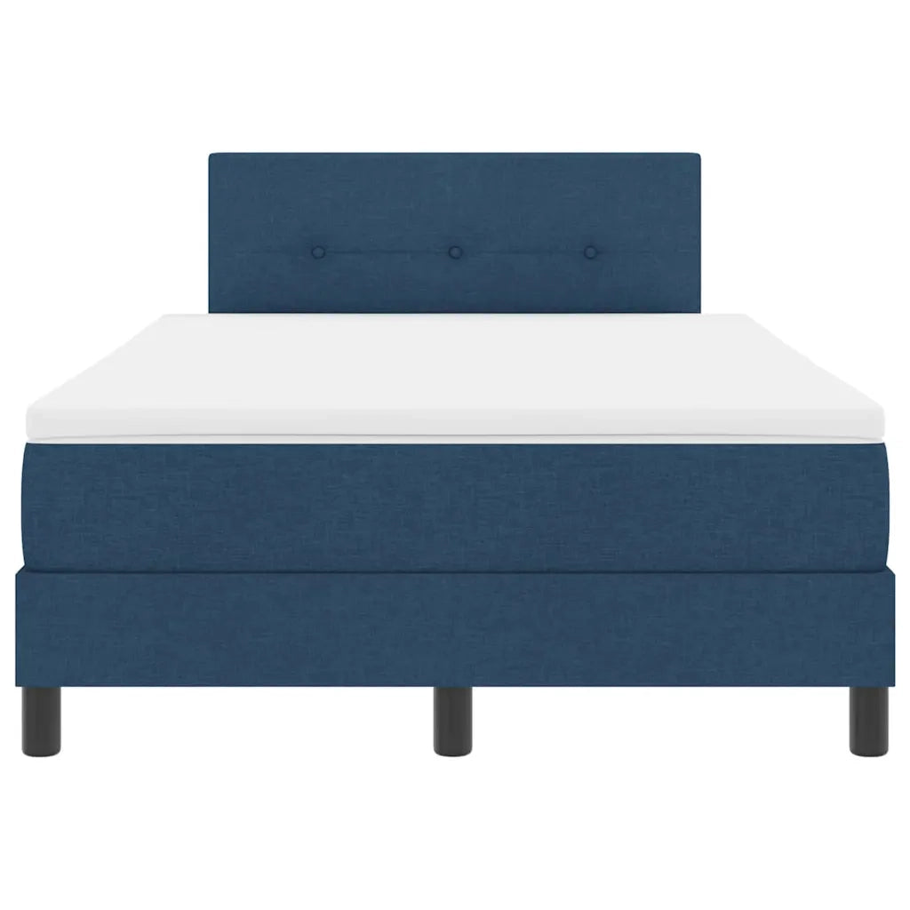 Letto a molle con materasso con led Blu 120 x 190 cm Tessuto 3342197