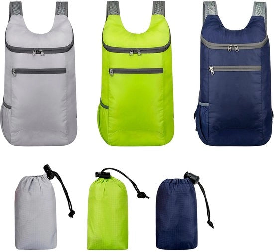 Zak da Bagno Opvouabile - Ultralight - 3 pezzi - Borsa da Campeggio - per Bambini - Comoda e Compatta