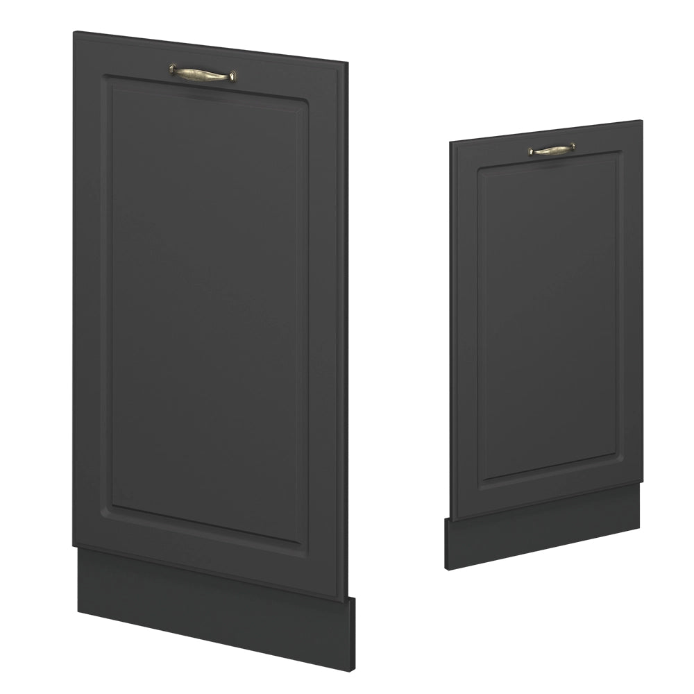 Pannello frontale della lavastoviglie Fame-Line Oro-antracite rustico/Antracite 45 cm senza piano di lavoro Vicco