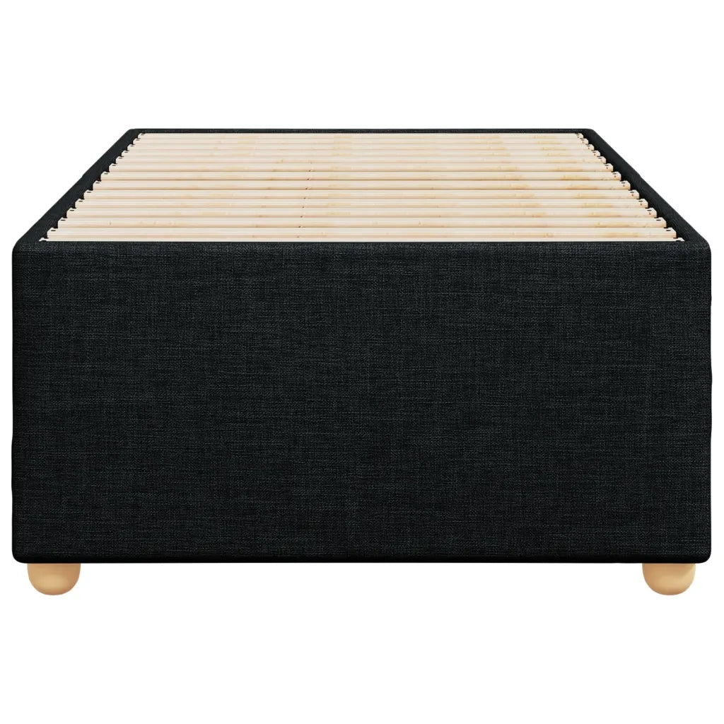 Giroletto senza Materasso Nero 90x190 cm in Tessuto 3284696