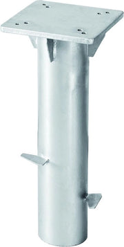 Piastra di base per ombrellone - Universale - Argento - Supporto robusto