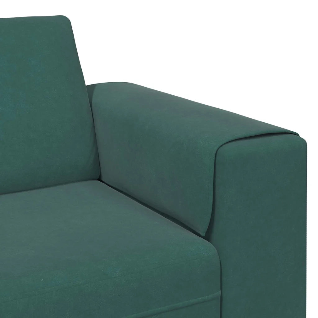 Divano per Soggiorno Verde Scuro 250 x 77 x 76 cm 3335093