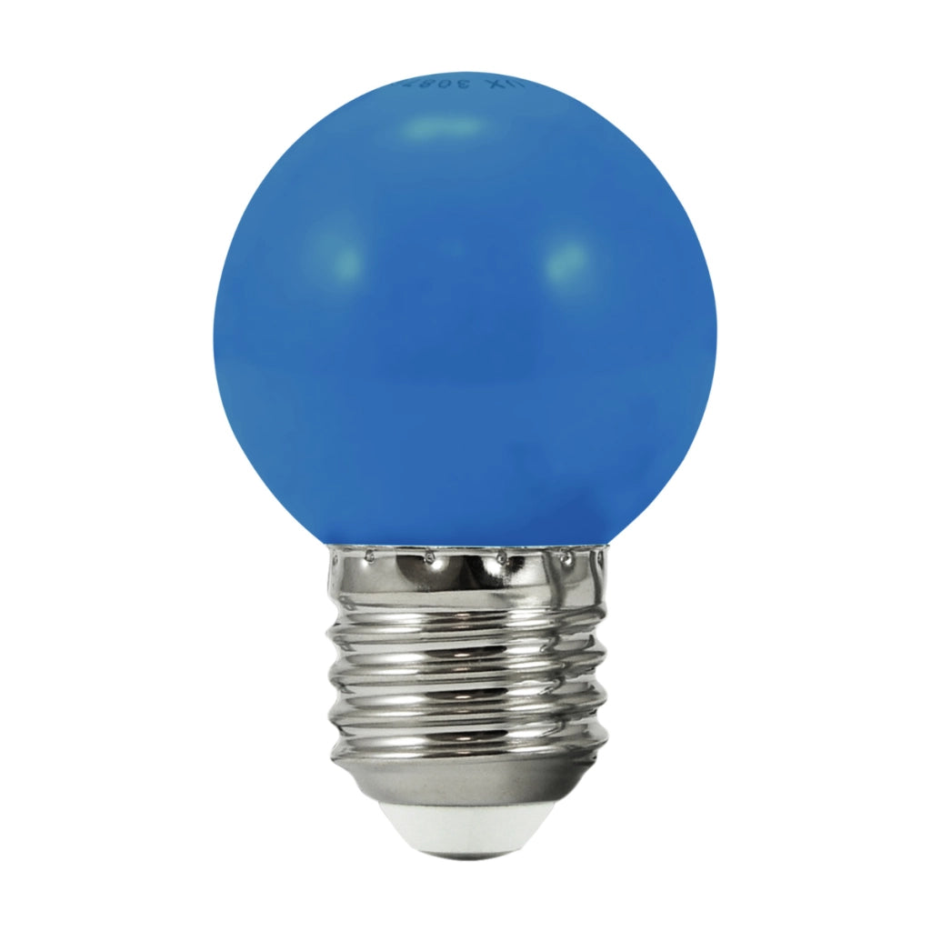 Polux PARTY 2x lampadine LED E27 G45 blu 36V ghirlanda