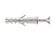 TASSELLO IN NYLON CON VITE TSP PZ BORDATO PA 6 ESB/VA- - ø mm.5x25 - 100 pezzi ELEMATIC
