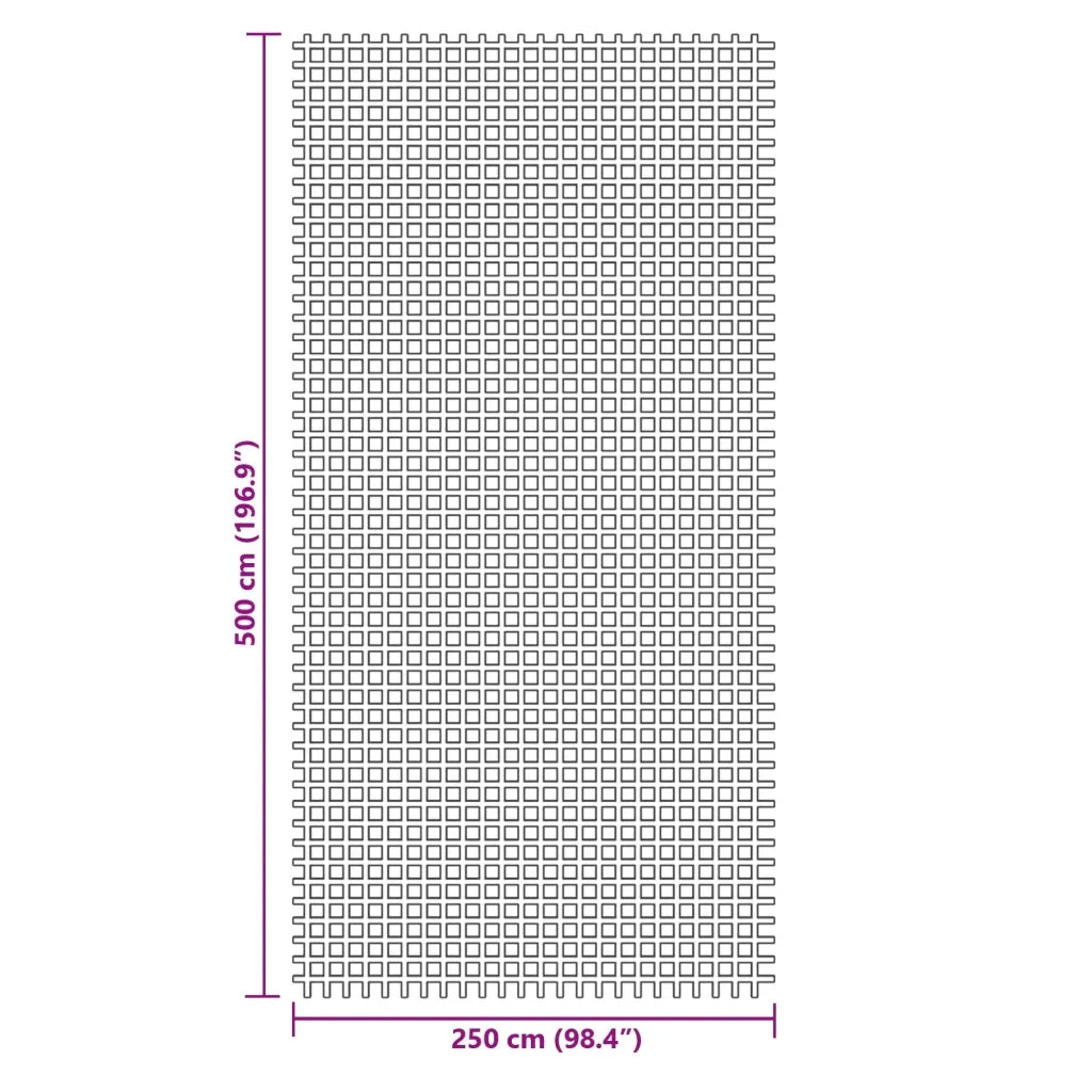 Tappeto da Tenda Antracite 5x2,5 m 4008448