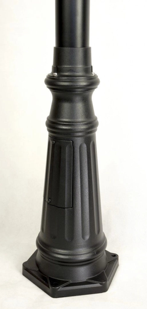 Lampione da giardino CORDOBA 280cm 3xE27 nero IP23