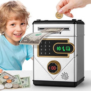 Cassa di risparmio elettronica con schermo touchscreen e password per bambini di 3-12 anni - regalo per bambini