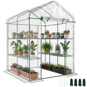 Serra da Giardino in PVC con Scaffali ¨C Minimal ¨C 143x143x195 cm