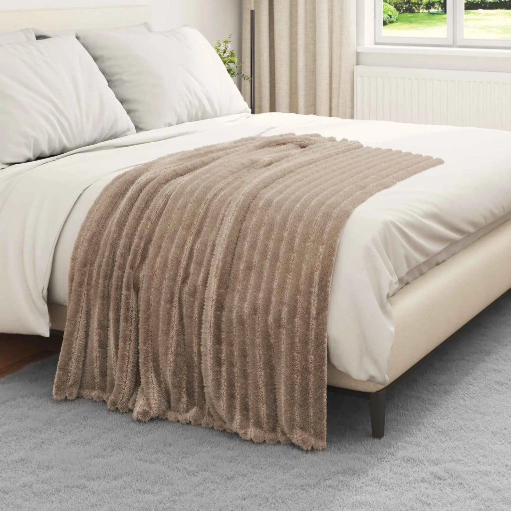 Coperta Cammello 150 x 130 cm Panno
