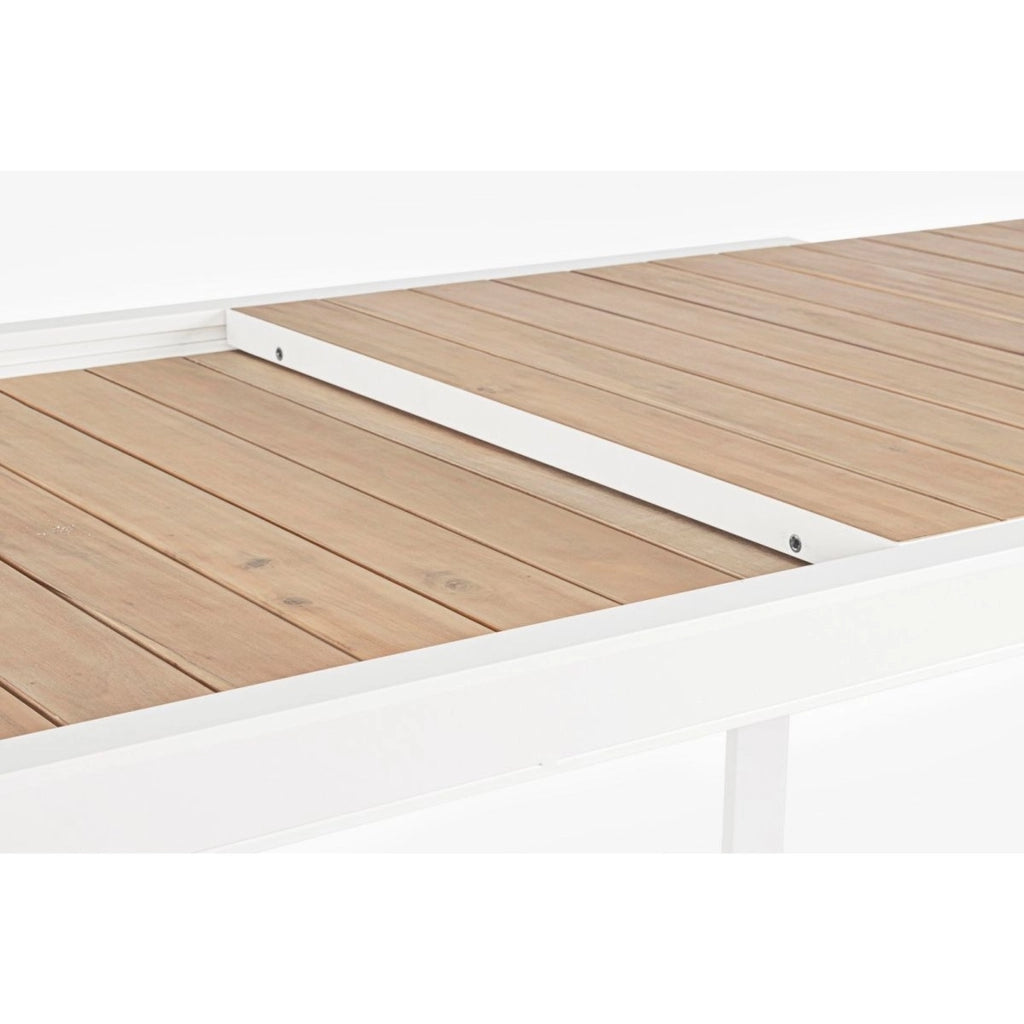 Tavolo Al.Belmar 220-340x100 Bianco YK11