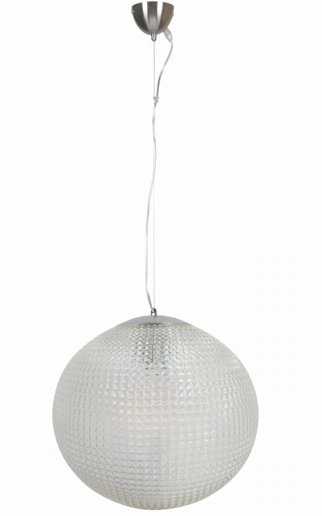 Lampada a sospensione Candellux Lucida vetro Ø35 E27