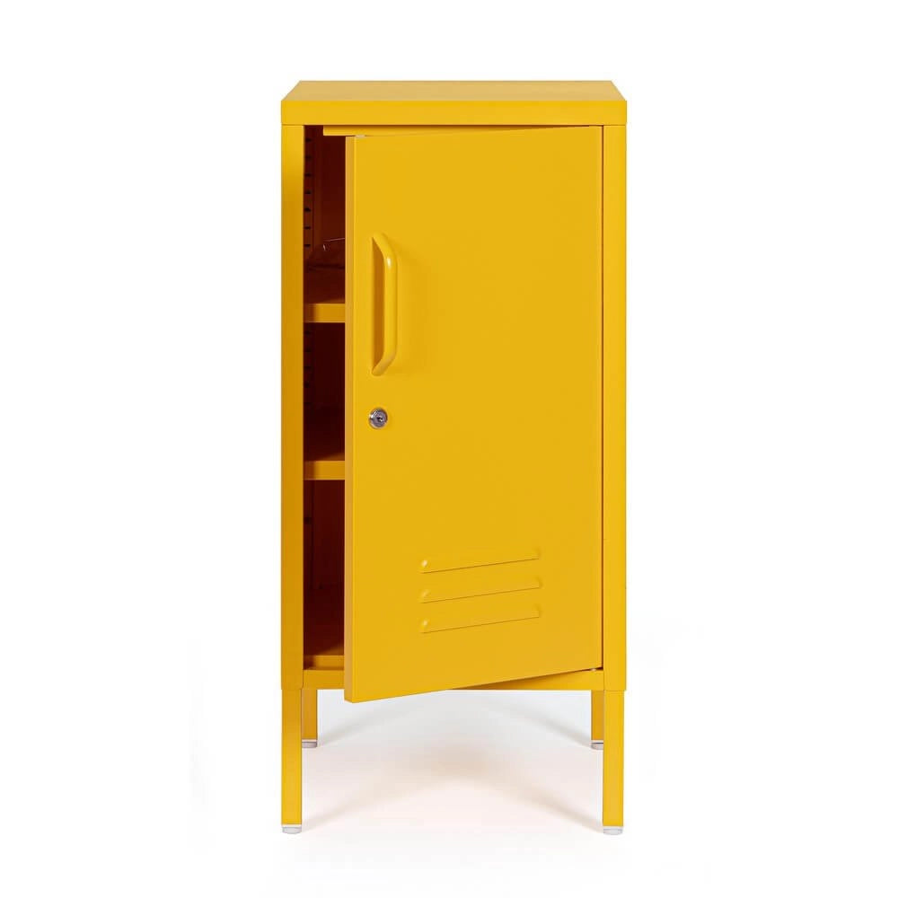 Comodino Acciaio Giallo Industriale da Interno - CLIFTON