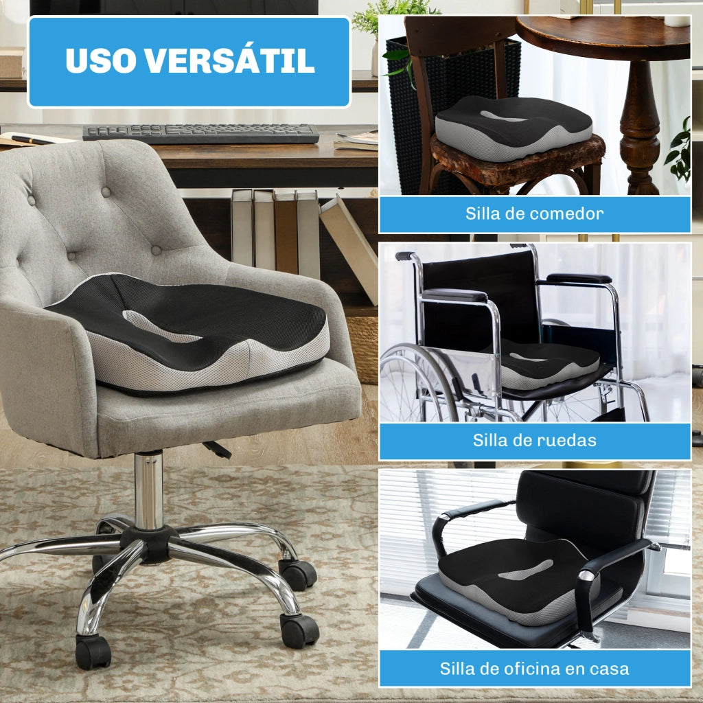 Cuscino Sedia ¨C Minimal ¨C Nero, Schiuma, Antiscivolo