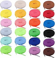 Lacci per Scarpe a 24 Paia - Lunghezza 120 cm - Multicolore - Lacci Elastici - Materiale Durevole Polyester/Nylon - Lacci per Scarpe