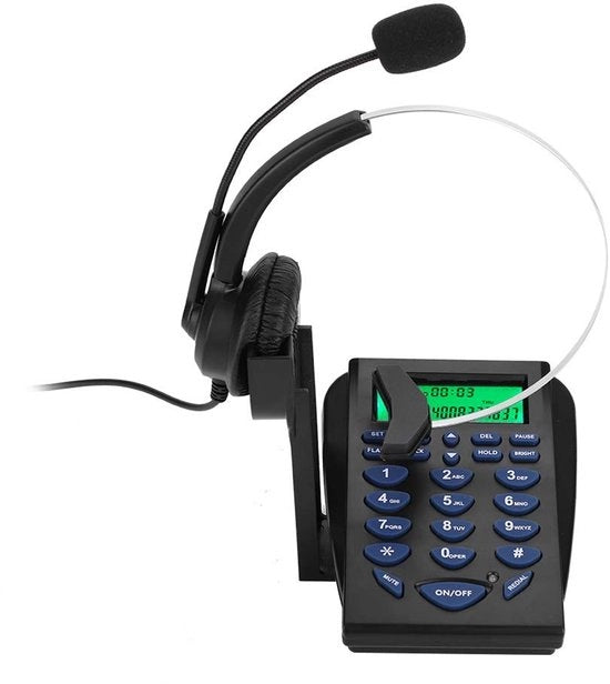 Centrale telefonica con tasti multifunzionali - Telefonino per traffico - Supporto per telefono - Regolazione del volume - Materiale ABS - Progettazione compatta