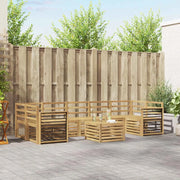 Set divani Legno di Acacia Massello 3391564