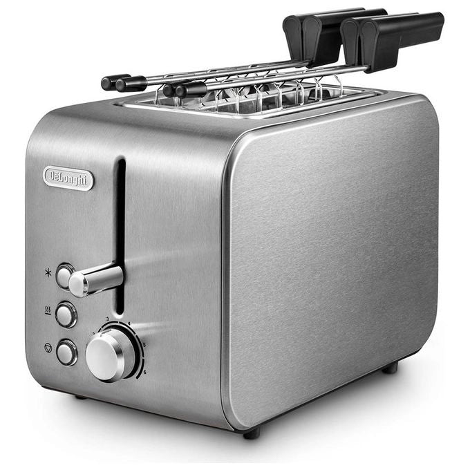 De’Longhi CTX 2203 tostapane 2 fetta/e 550 W Argento