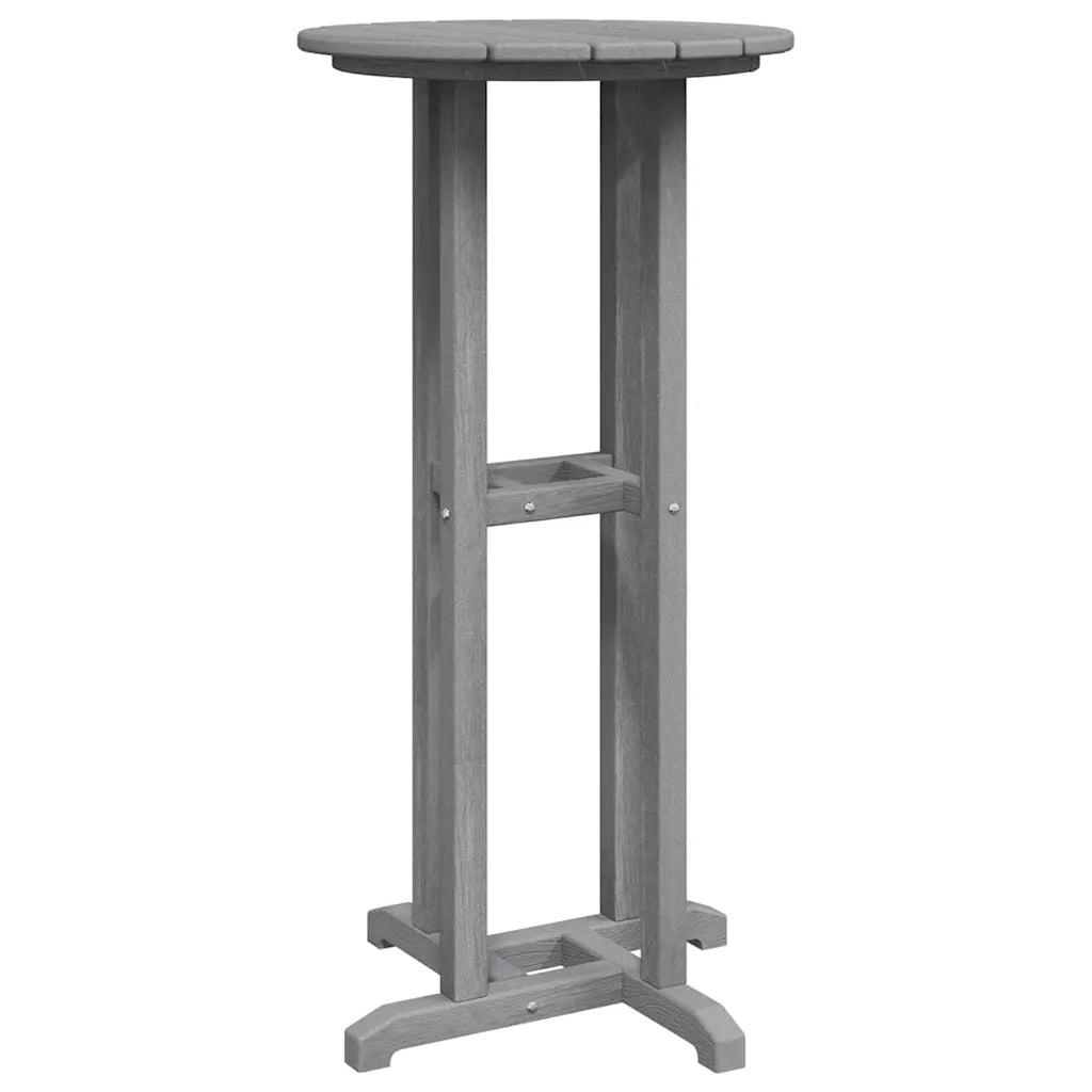 Tavolo da bar Grigio chiaro 55 x 55 x 107 cm Polietilene 42006609
