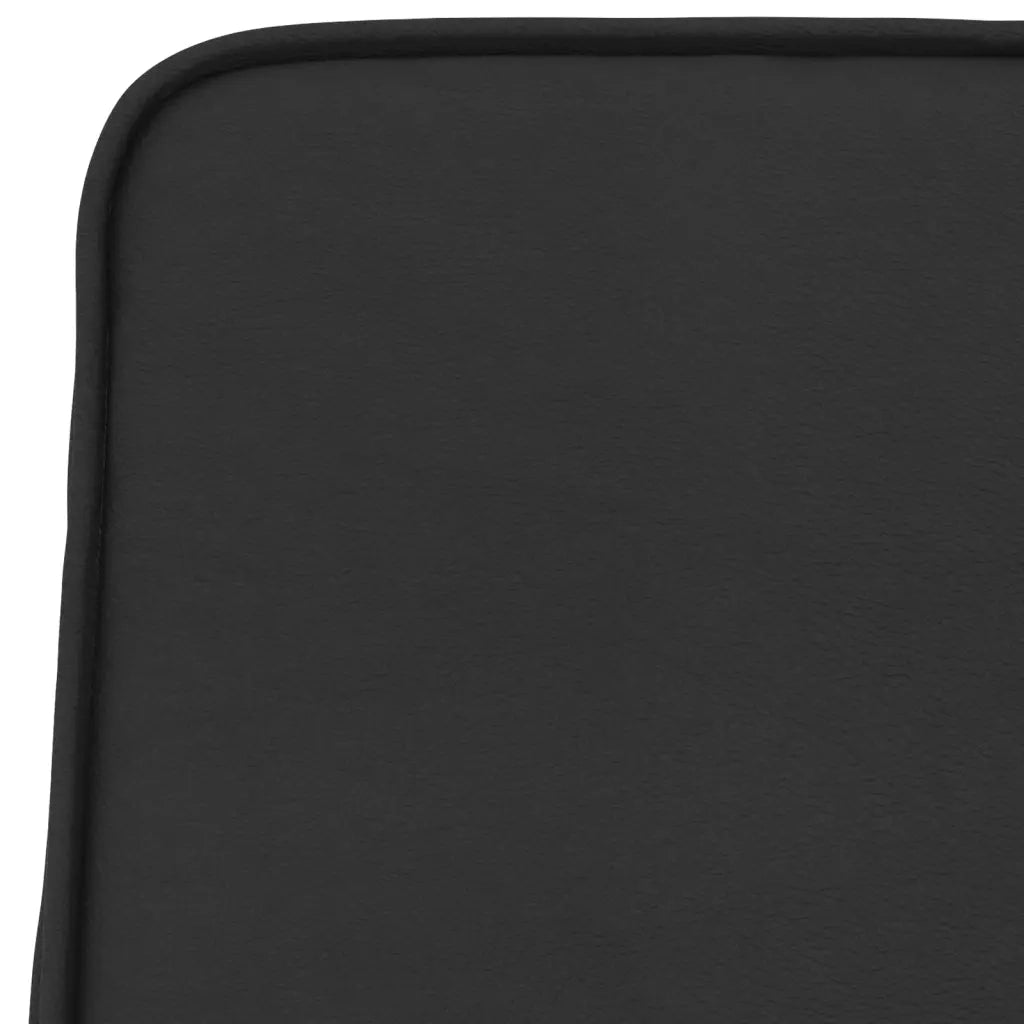 Poltrona | Sedia Lounge Nera 54x75x76 cm in Similpelle