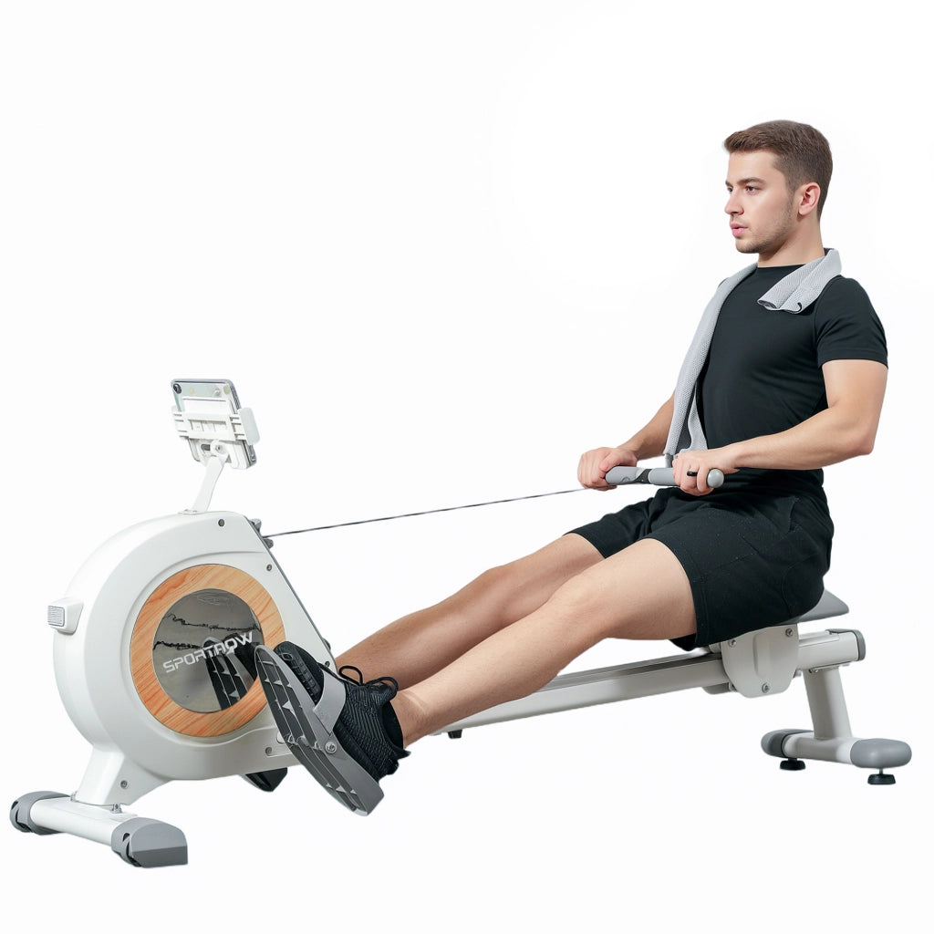 Vogatore ¨C Minimal ¨C 16 livelli regolabili, display LCD, supporto smartphone, 150 kg