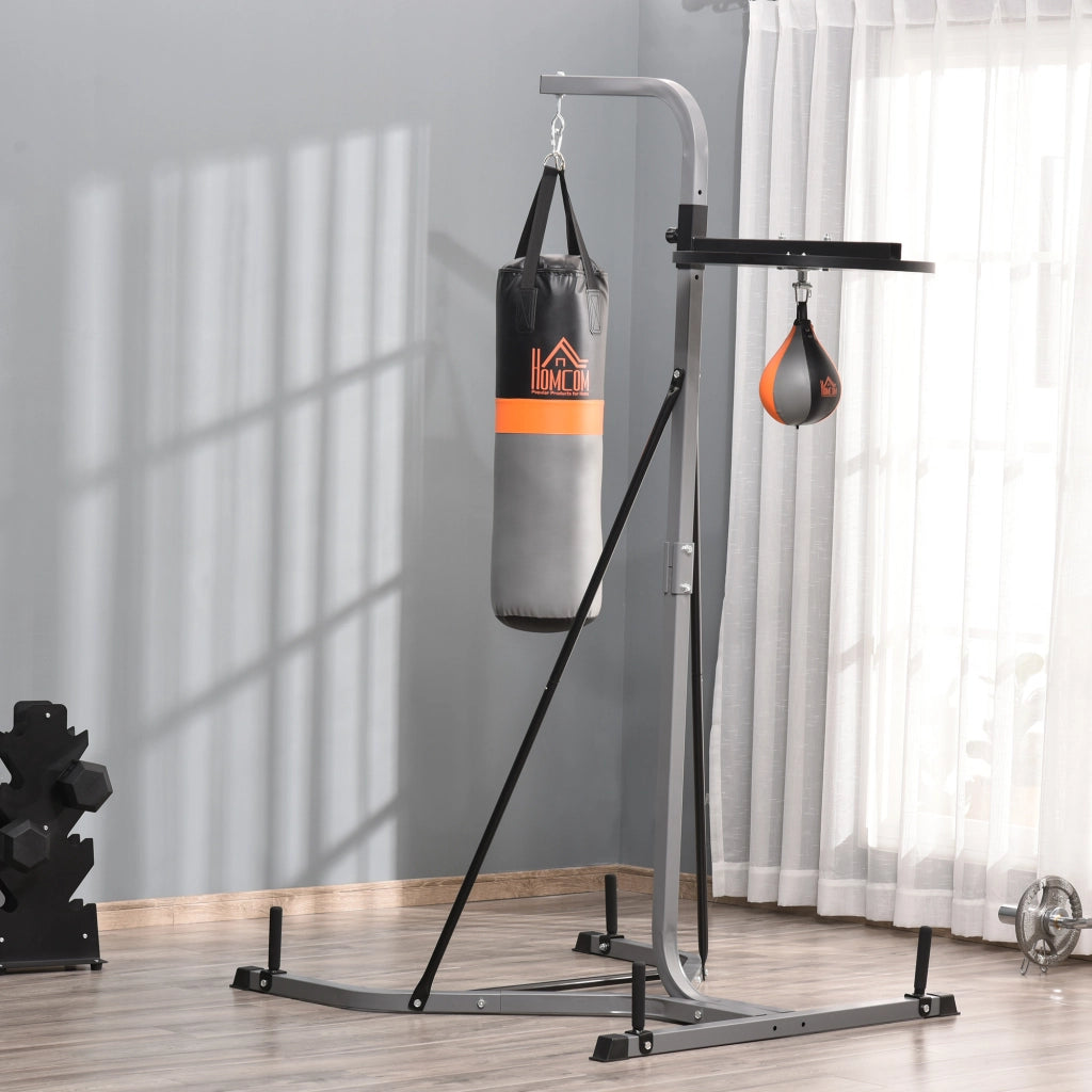 Supporto per Sacco da Boxe con Piedi ¨C Minimal ¨C Nero Acciaio