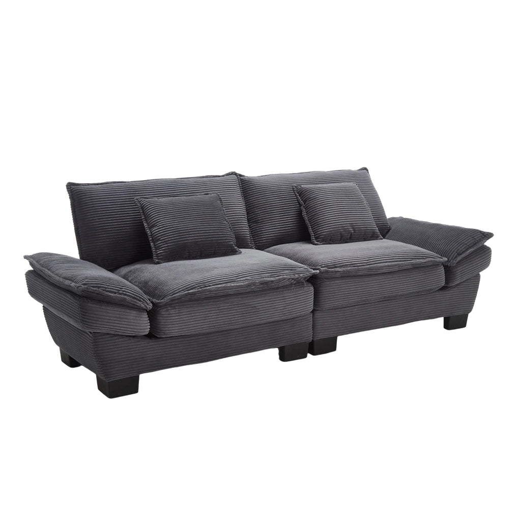 Divano Letto Doppio con Cuscino ¨C MINIMAL ¨C Grigio Scuro