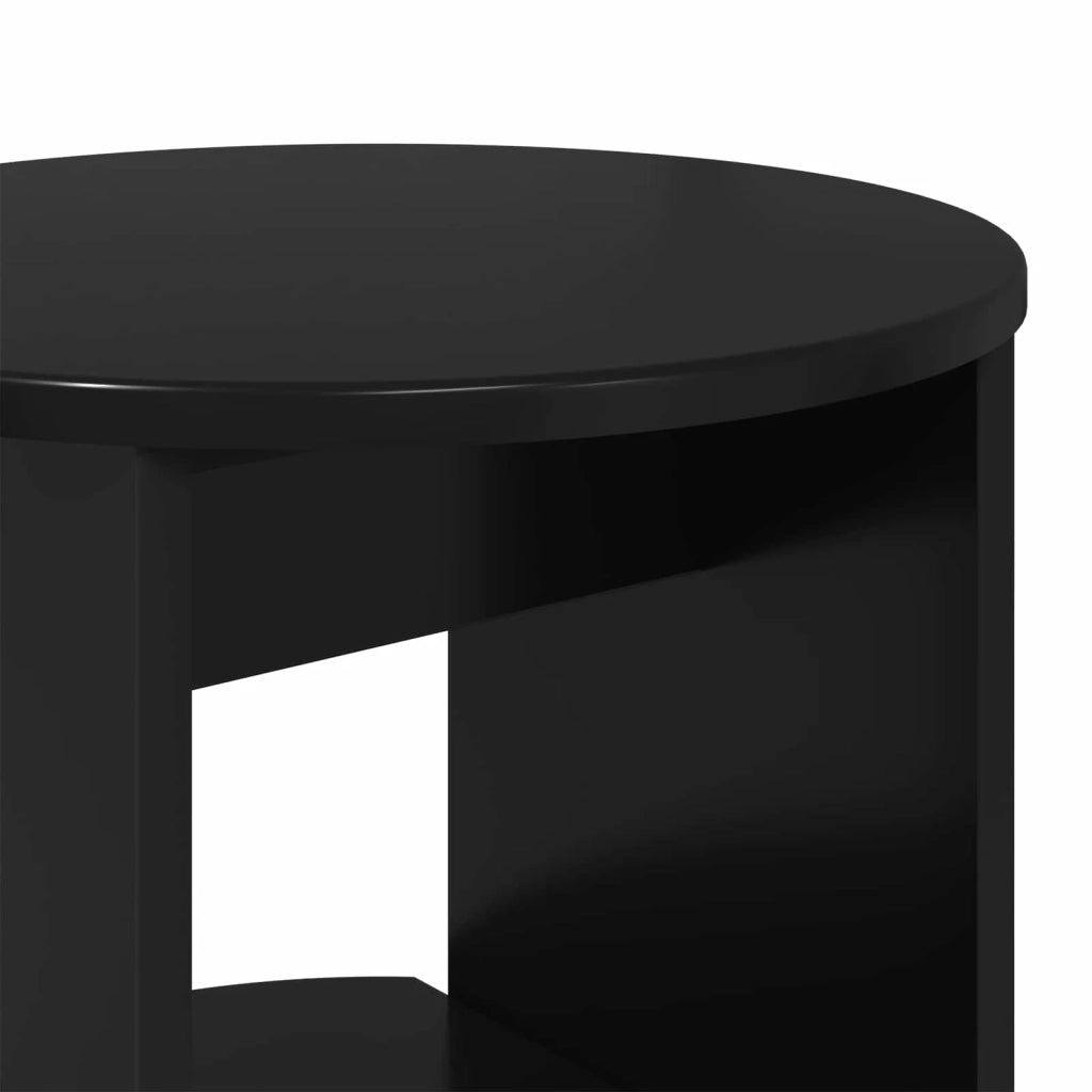 Mobile laterale Nero 40 x 40 x 100 cm Legno ingegnerizzato 899844