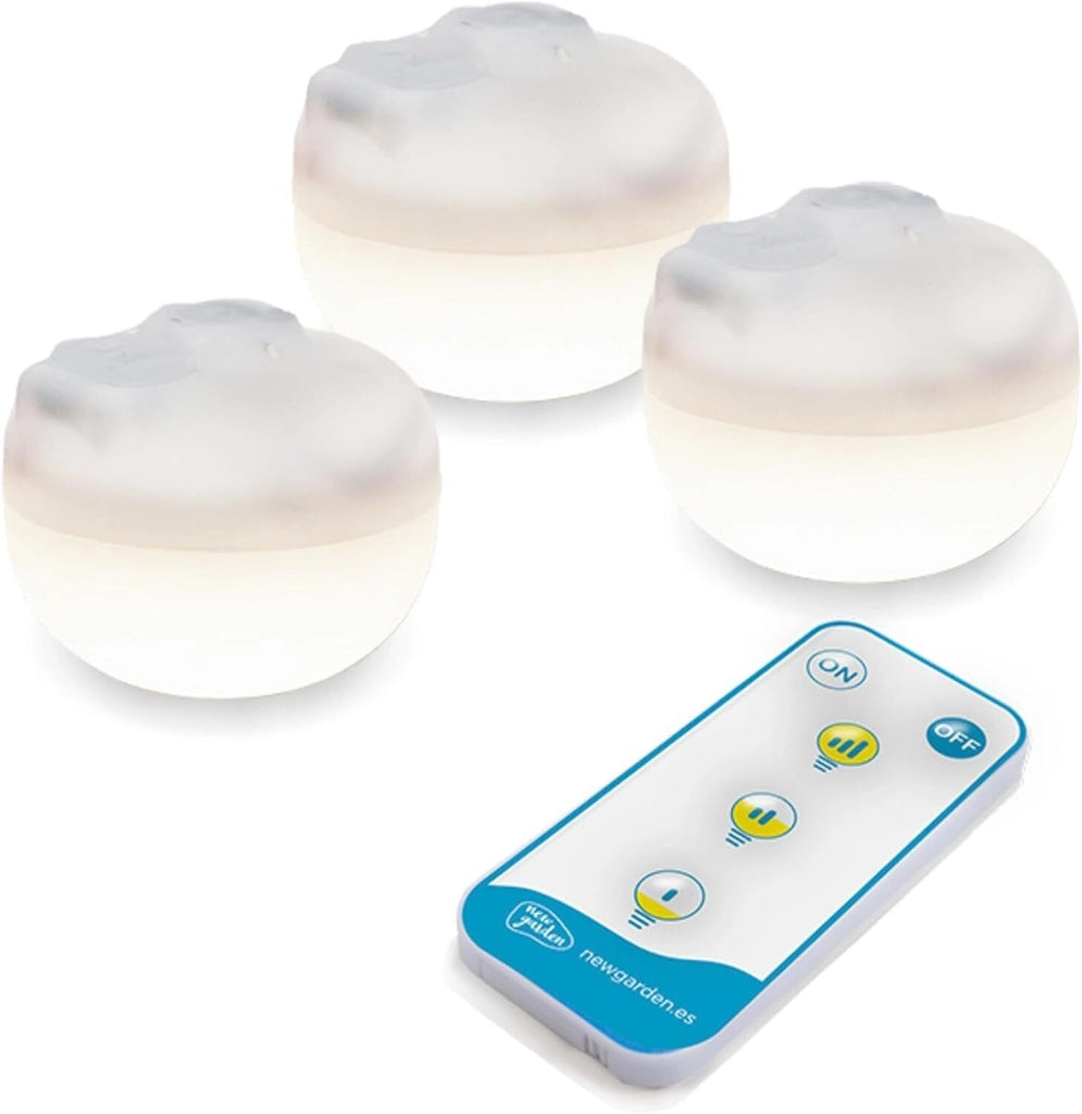 Newgarden LUMCHE060BXWLNW Cherry Mini Bulb Battery Lampada da Esterno LED 900 lm 3000K IP54 Ricaricabile colore Bianco