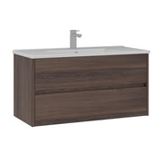 Mobile lavabo "Side 100 v3" - 100 x 45 x 52 cm - Noce scuro