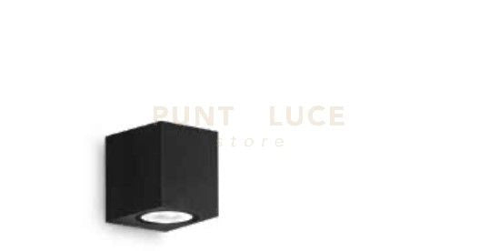 APPLIQUE ZENO SQUARE NERO 1 LUCE ATTACCO GU10 IP65 H.8CM