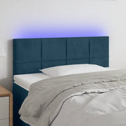 Testiera a LED Blu Scuro 80x5x78/88 cm in Velluto 3121646