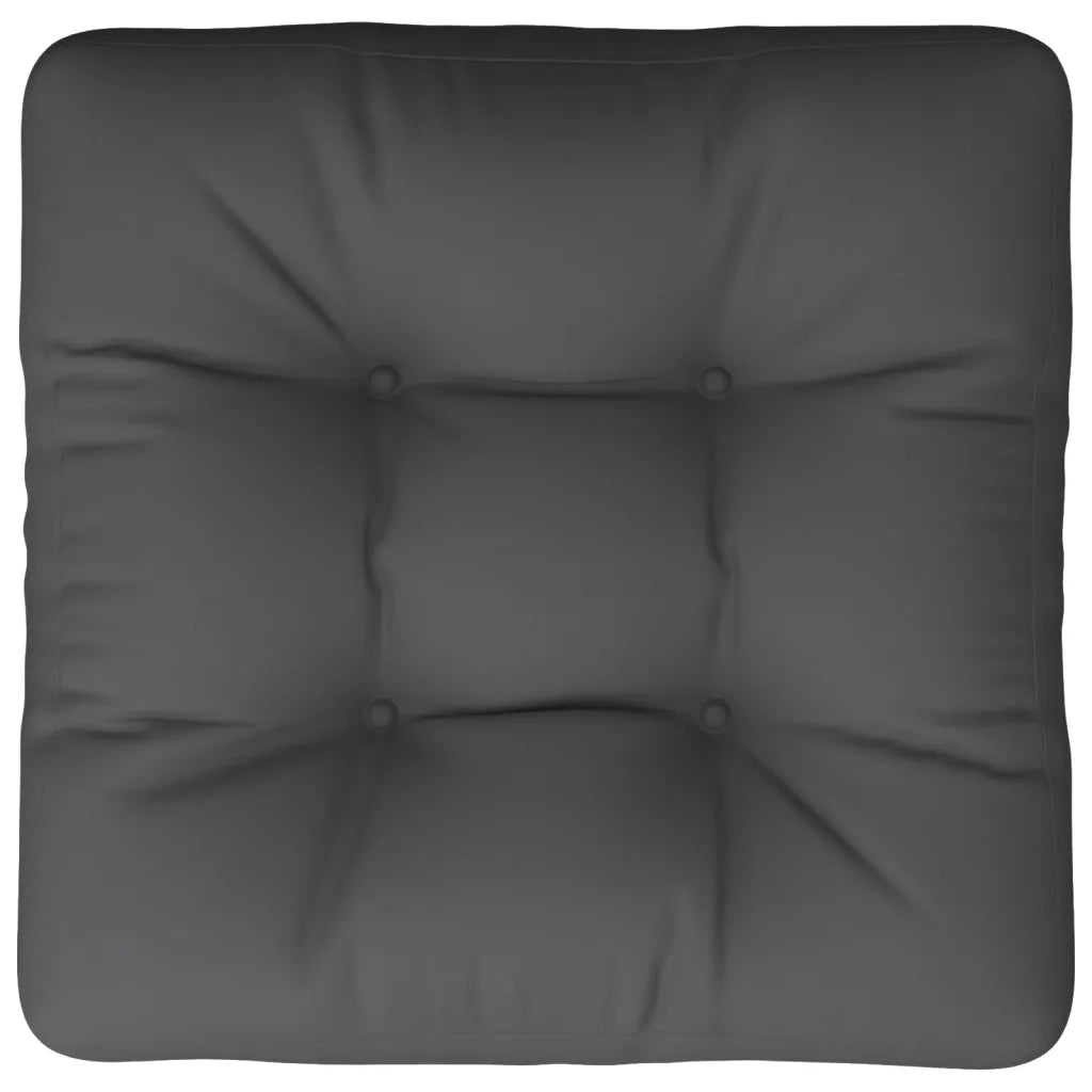Cuscino per Pallet Antracite 60x60x12 cm in Tessuto 360447