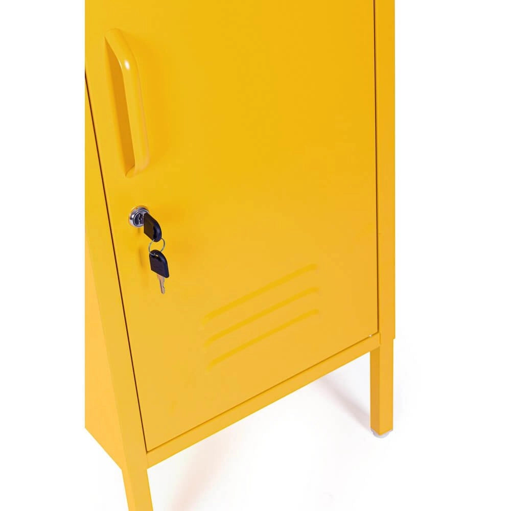 Comodino Acciaio Giallo Industriale da Interno - CLIFTON