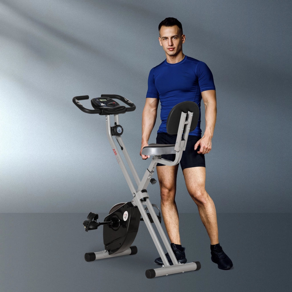 Sedia da Allenamento Pieghevole con Schienale ¨C Minimal ¨C Grigio