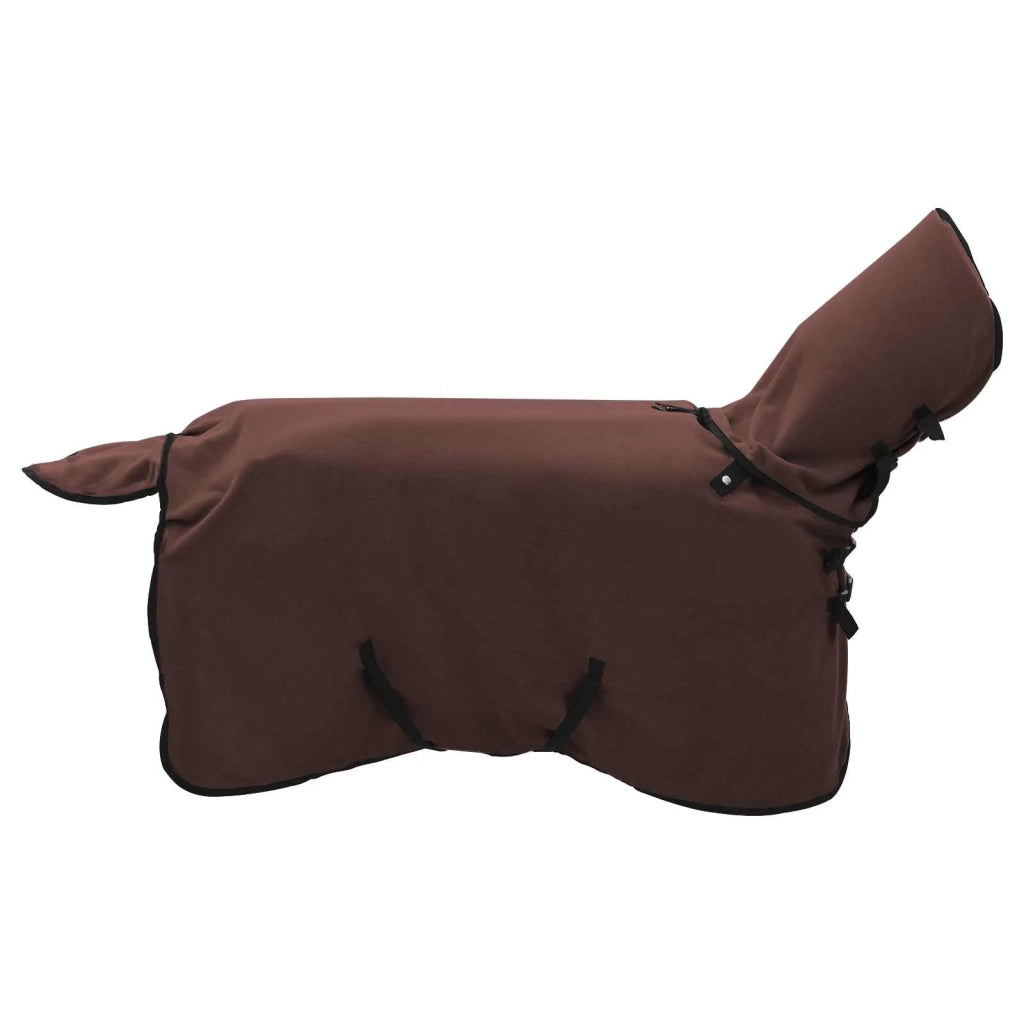 Coperta per Cavalli Marrone Scuro Completo 75 cm Poliestere 42013267