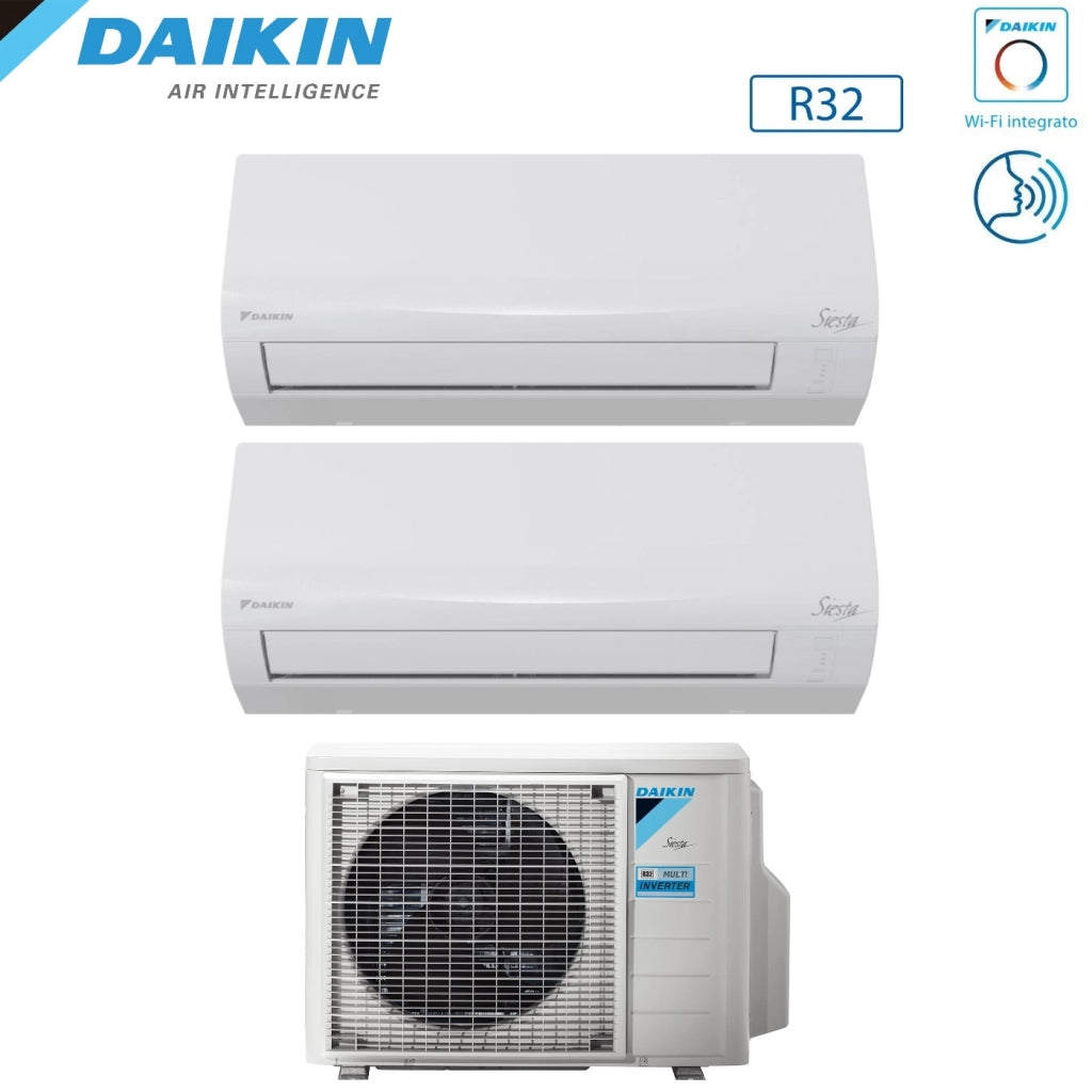 Condizionatore Dual Split Daikin Siesta 9+9 con 2AMXF40A R-32 Wi-Fi Integrato