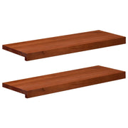 Tappeti per scale 2 pz 80 x 30 x 2 cm Marrone 3446155
