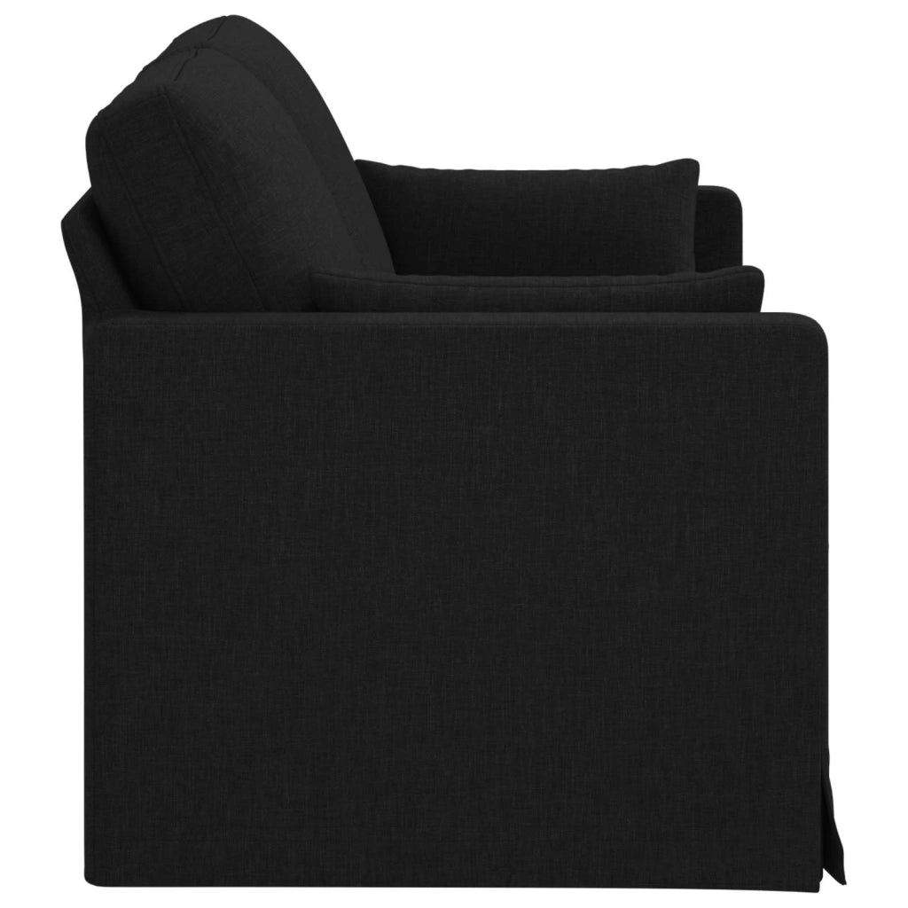 Divano Nero 158 x 78 x 80 cm Tessuto 42024364
