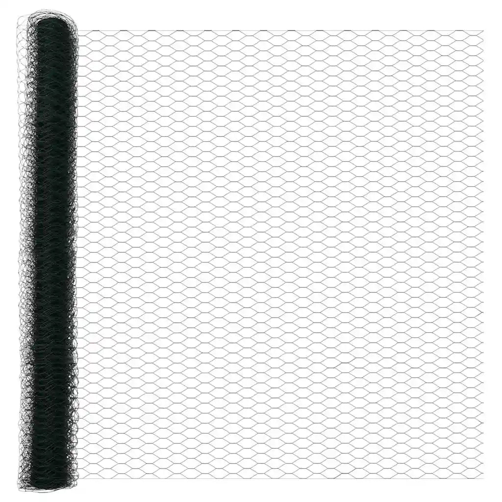 Recinzione Esagonale Verde 1,6 x 25 m PVC 42005403