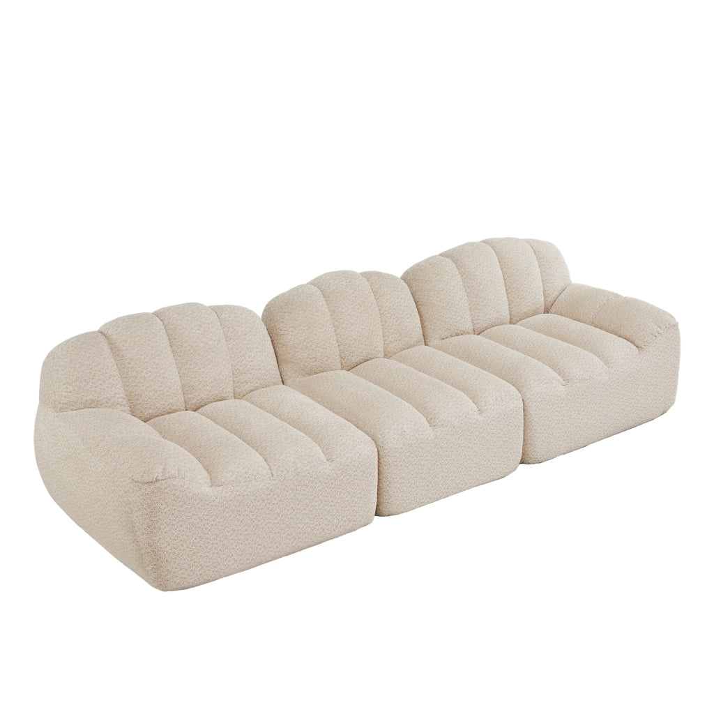 Divano modulare 3 posti - Zephmum- Design senza ossa schiuma ad alta densit¨¤ 32D