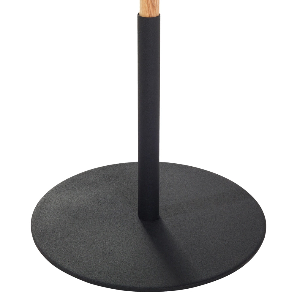 Lampada da Terra Nera con Metallo Rame 125 cm Faretti Rotondi Orientabili Design Moderno
