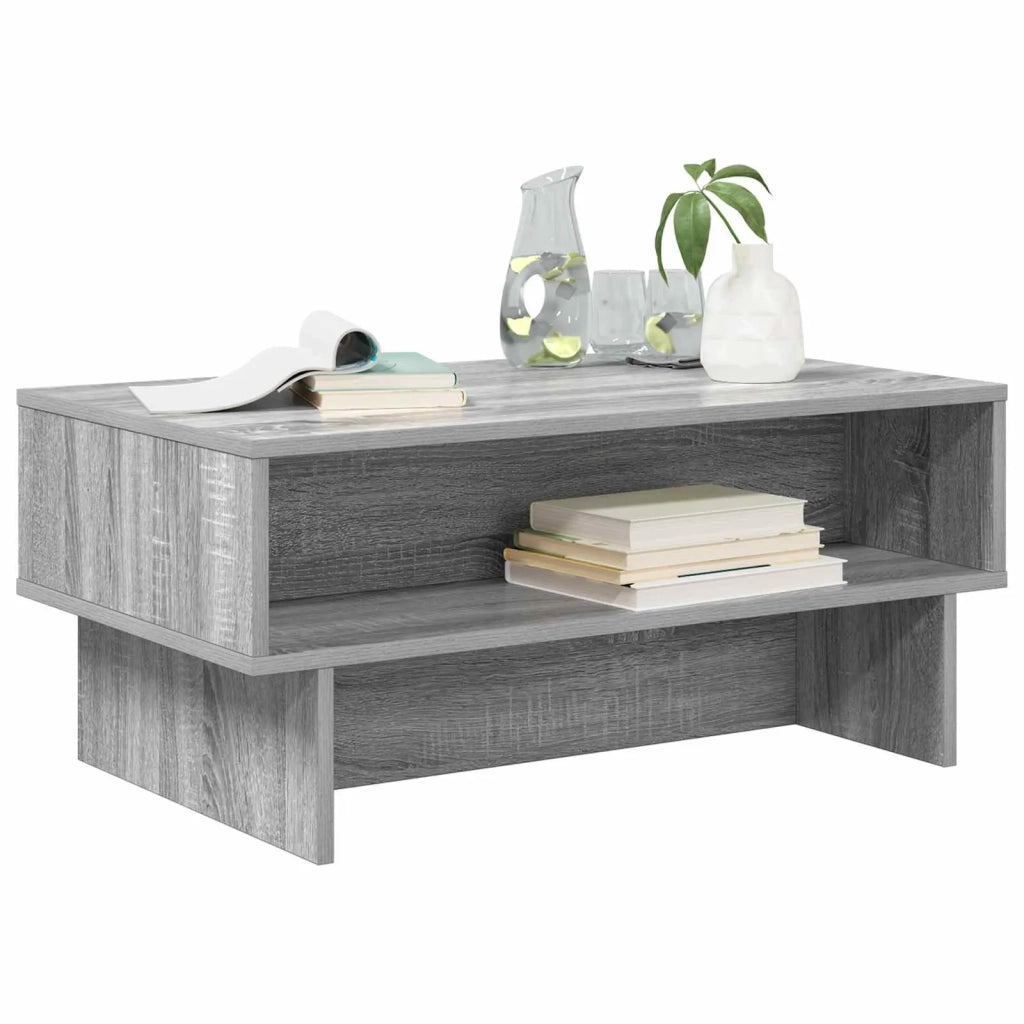 Tavolino da salotto | Tavolino da caff¨¨ | Tavolino da Soggiorno Grigio Sonoma 80 x 46 x 35 cm