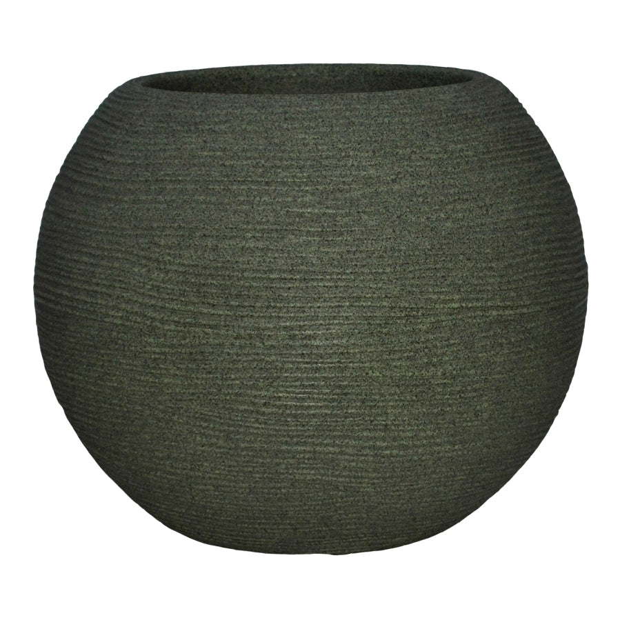 Casp√≤ Sfera rigata Shabby 50 cm verde